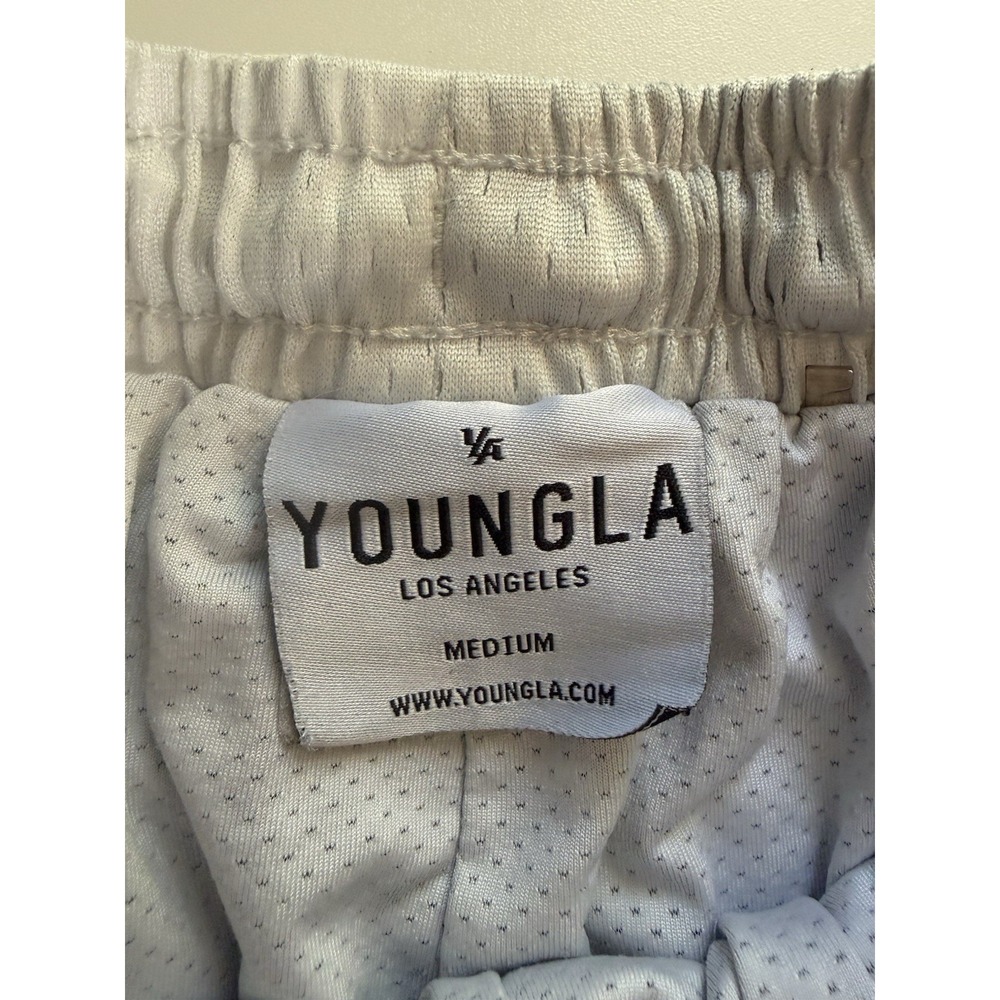 Men's Medium Young LA After Party Mesh Shorts "City of Angels" - Picture 3 of 4